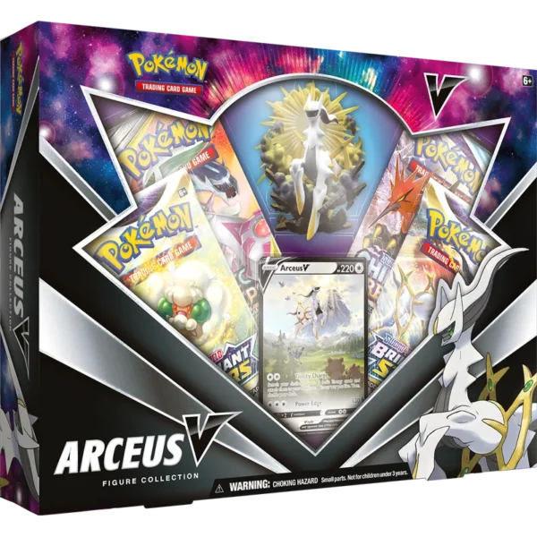Pokémon TCG: Arceus V Figure Collection z lewej