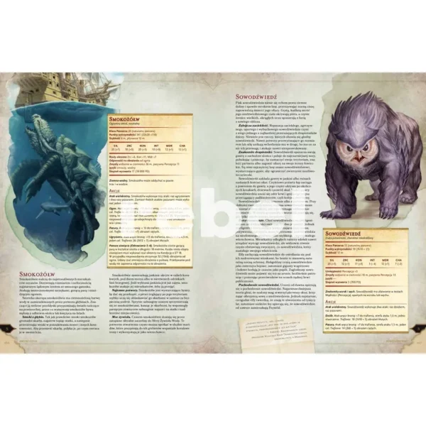 Dungeons and Dragons Monster Manual Smokożółw Sowodźwiedź