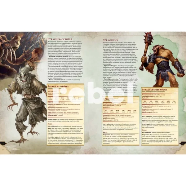 Dungeons and Dragons Monster Manual Strach na wróble i Strachuny