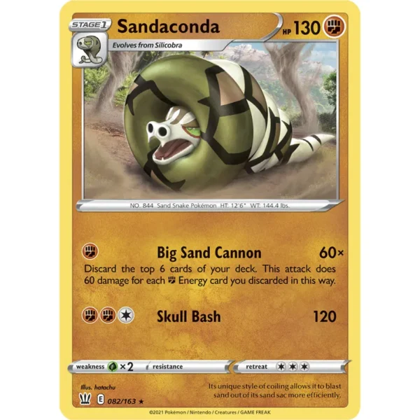 Karta Pokémon TCG Sandaconda