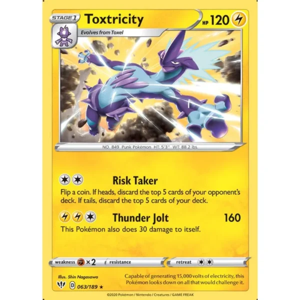 Karta Pokémon TCG Toxtrycity