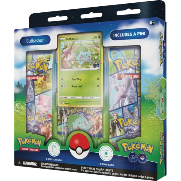 Pokémon TCG Pokémon GO Pin Collection Display Bulbasaur z prawej