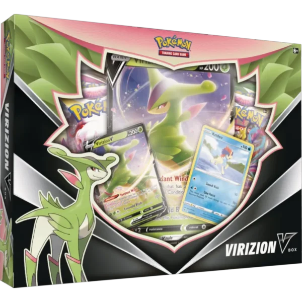 Pokemon TCG V Box Virizion z lewej