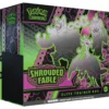 Pokemon TCG Scarlet and Violet Shrouded Fable Elite Trainer Box od lewej