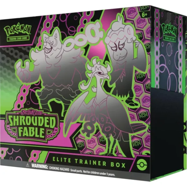 Pokemon TCG Scarlet and Violet Shrouded Fable Elite Trainer Box od prawej