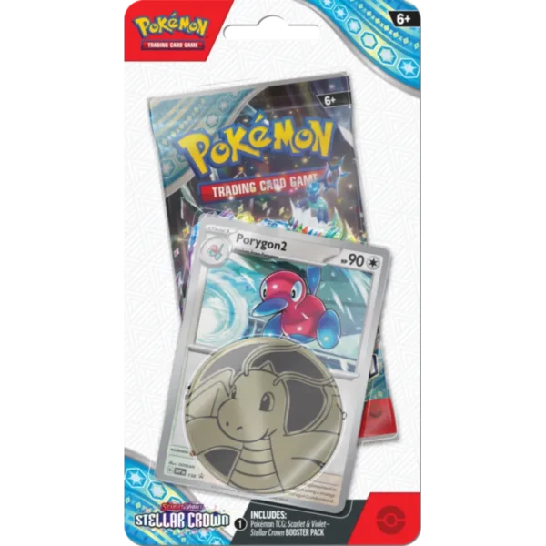 Pokemon TCG Checklane Blister Scarlet Violet Stellar Crown Porygon 2
