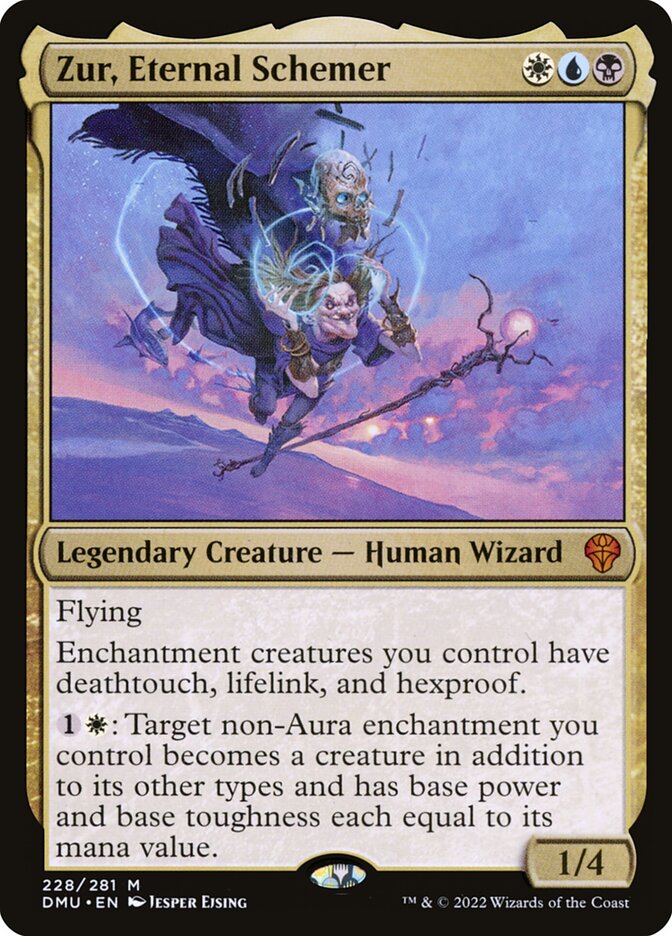 Zur, Eternal Schemer Legendary Creature - Human Wizard MTG Card Set Dominaria United