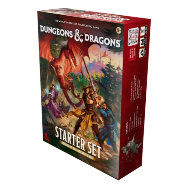 Dungeons and Dragons Starter Set Heroes of the Borderlands od prawej Przód