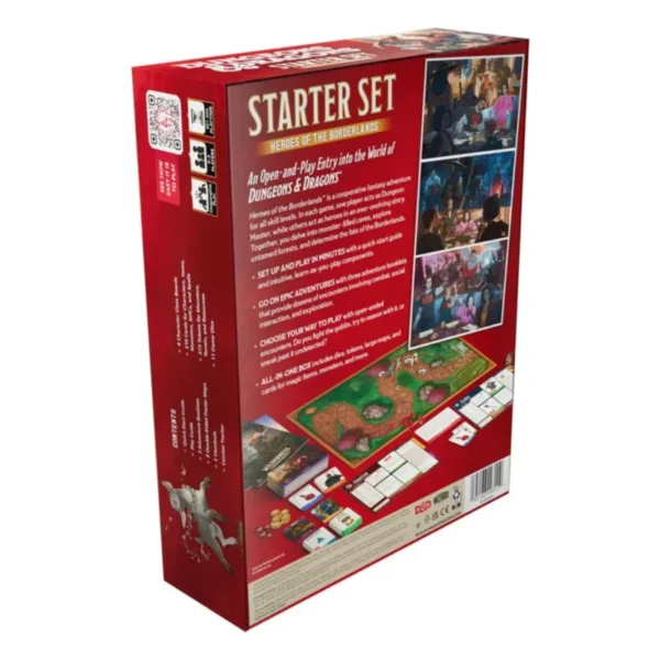 Dungeons and Dragons Starter Set Heroes of the Borderlands tyl od lewej