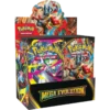 Mega Evolution Booster Box od lewej strony