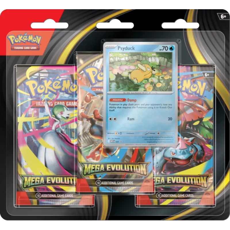 3-Pack Blister Mega Evolution Psyduck