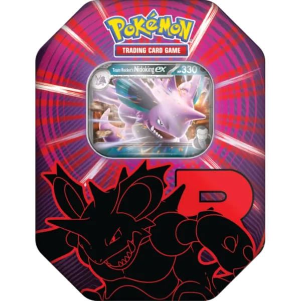 Team Rocket Tin Nidoking z przodu