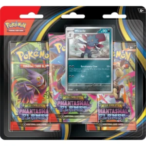 Pokémon TCG: Mega Evolution - Phantasmal Flames - 3-Pack Blister - Sneasel