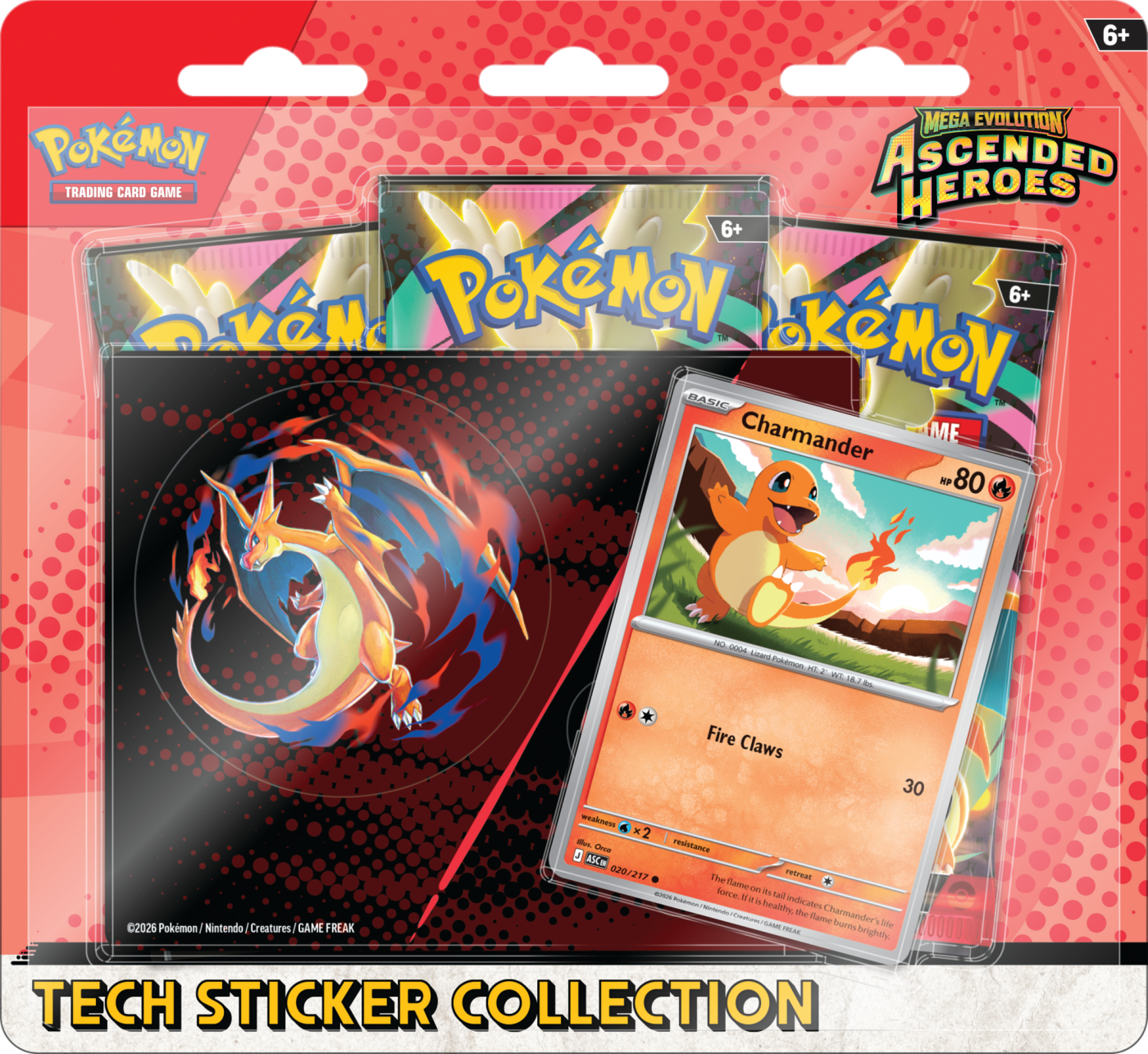 Tech Sticker Collection Charmander